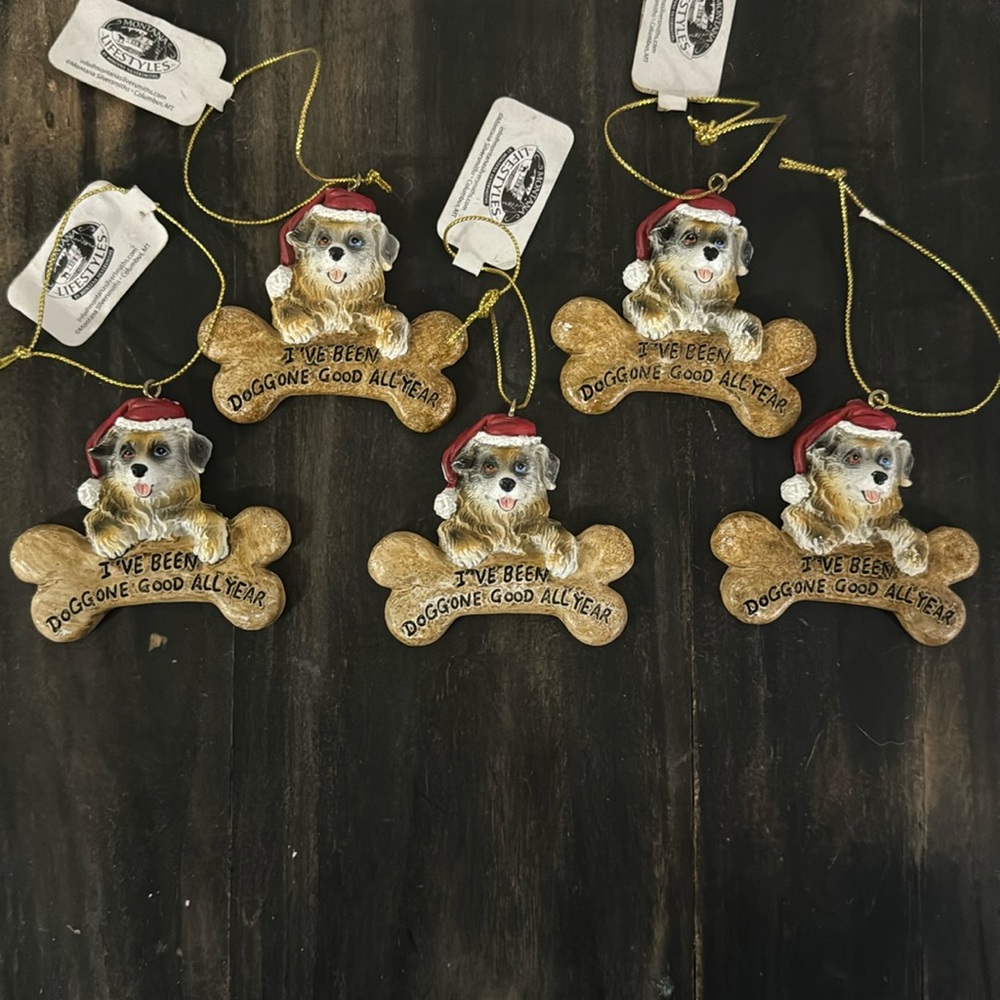 “I’ve been Doggone Good All Year” Dog Ornament!